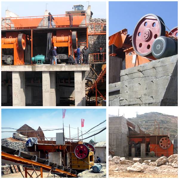 PEX Jaw Crusher Work Site