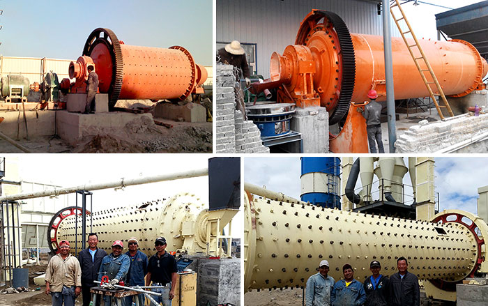 Wet Ball Mill Work Site